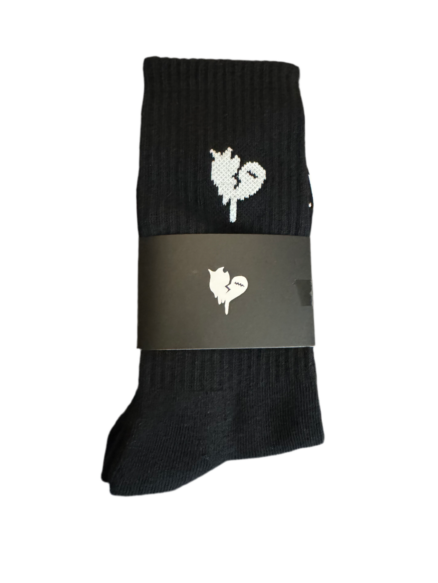 FueledByPain Mended Heart Crew Socks