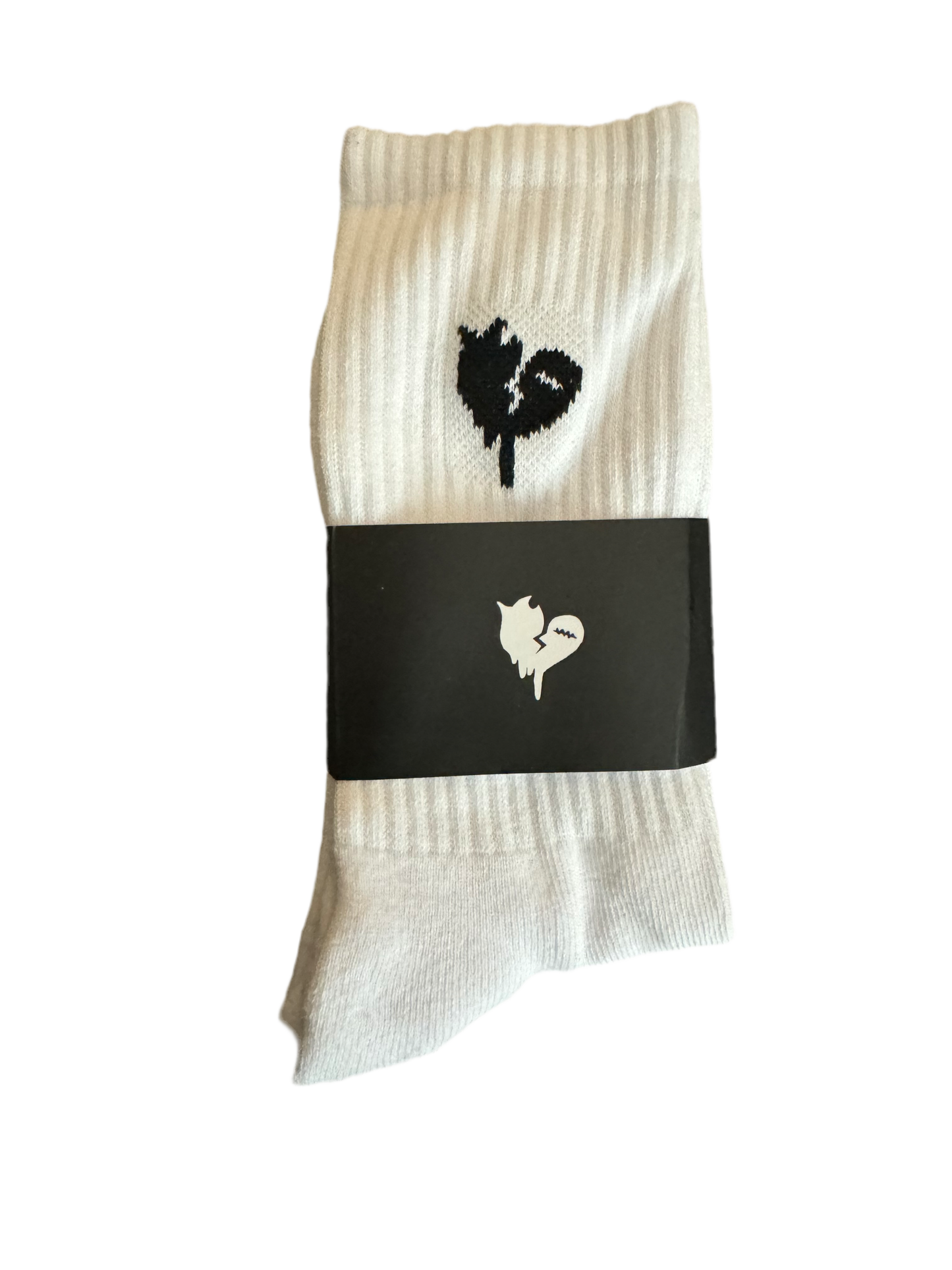 FueledByPain Mended Heart Crew Socks